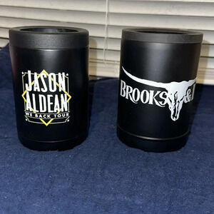 Bundle of 2: Jason Aldean & Brooks & Dunn Stainless Steel Cups Tour Concert
